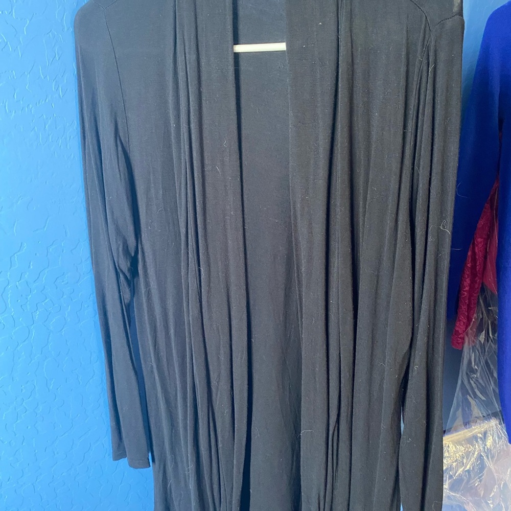 Black cardigan